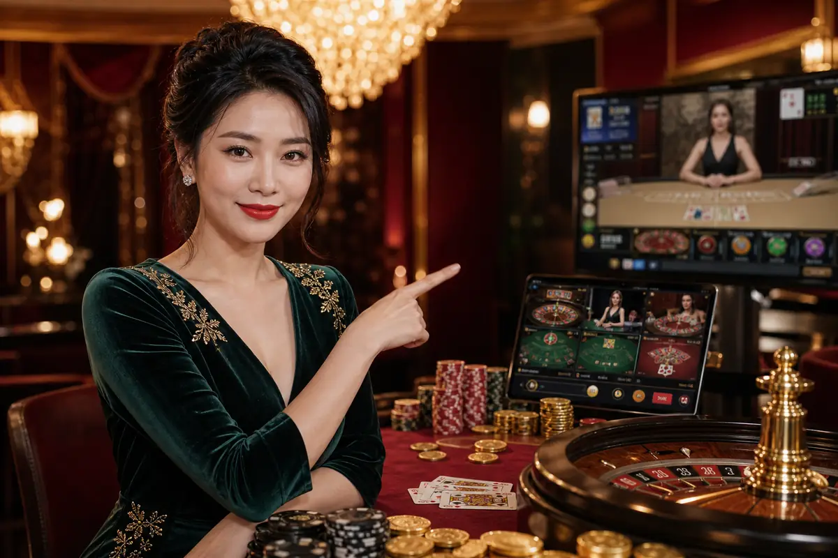 ezspin Casino suasana meja permainan langsung